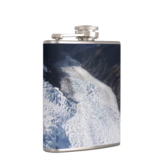 Franz Josef Glacier Aerial Uitzicht, Nieuw-Zeeland Heupfles (Rechts)