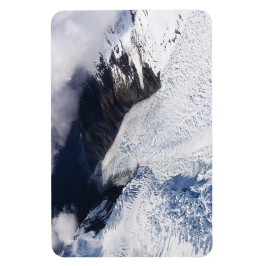 Franz Josef Glacier Aerial Uitzicht, Nieuw-Zeeland Magneet (Verticaal)