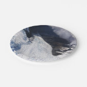 Franz Josef Glacier Aerial Uitzicht, Nieuw-Zeeland Papieren Bordje (Gekanteld)