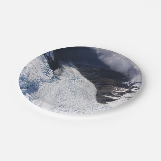 Franz Josef Glacier Aerial Uitzicht, Nieuw-Zeeland Papieren Bordje (Gekanteld)