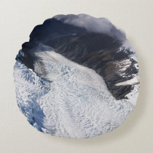 Franz Josef Glacier Aerial Uitzicht, Nieuw-Zeeland Rond Kussen