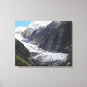 Franz Josef Glacier, Nieuw-Zeeland Canvas Afdruk