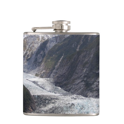 Franz Josef Glacier, Nieuw-Zeeland Heupfles (Voorkant)