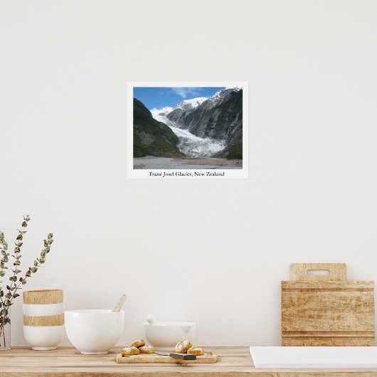 Franz Josef Glacier, Nieuw-Zeeland Poster (Keuken)