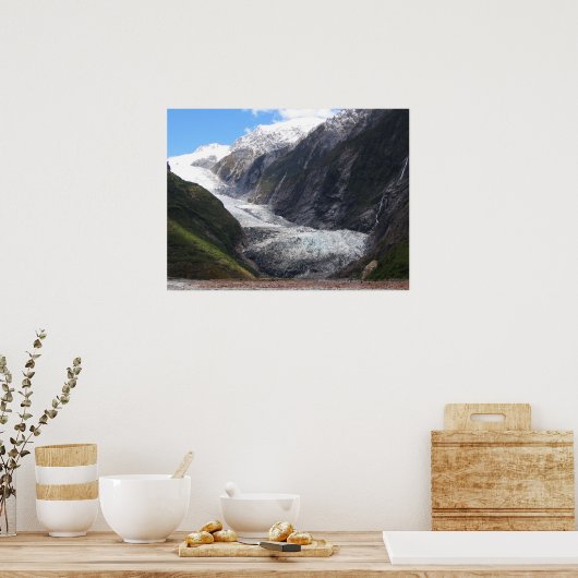 Franz Josef Glacier, Nieuw-Zeeland Poster (Keuken)