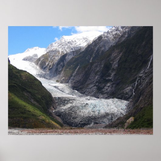 Franz Josef Glacier, Nieuw-Zeeland Poster (Voorkant)