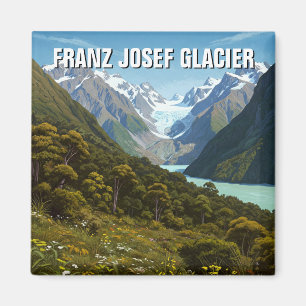 Franz Josef Glacier Nieuw-Zeeland Reizen Magneet