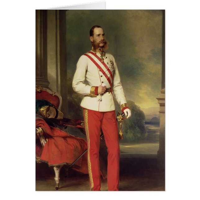 Franz Joseph I, empereur de l'Autriche (Devant)