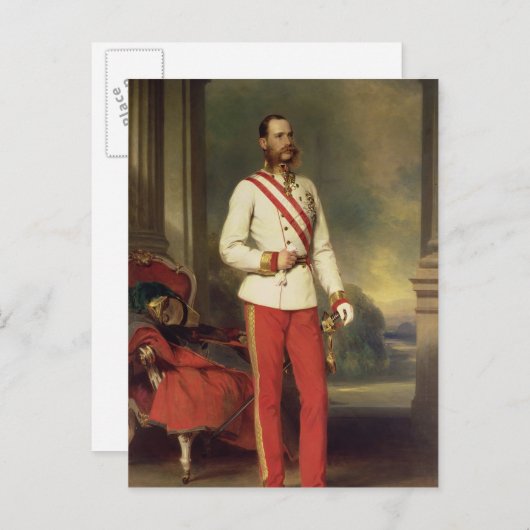 Franz Joseph I, keizer van Oostenrijk Briefkaart (Voorkant / Achterkant)