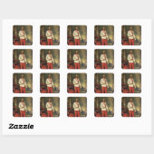 Franz Joseph I, keizer van Oostenrijk Vierkante Sticker (Vel)