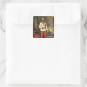 Franz Joseph I, keizer van Oostenrijk Vierkante Sticker (Tas)