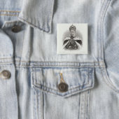 Franz-Joseph I van Oostenrijk Vierkante Button 5,1 Cm (In situ)