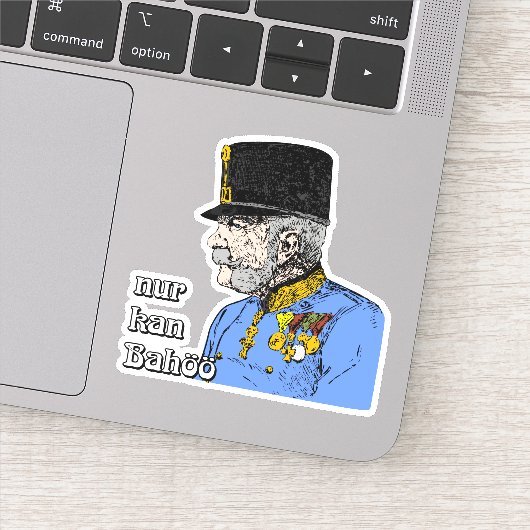 Franz Joseph, Österreich Kaiser Habsburg Sticker (Detail)