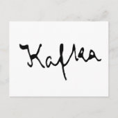 Franz Kafka Briefkaart (Voorkant)