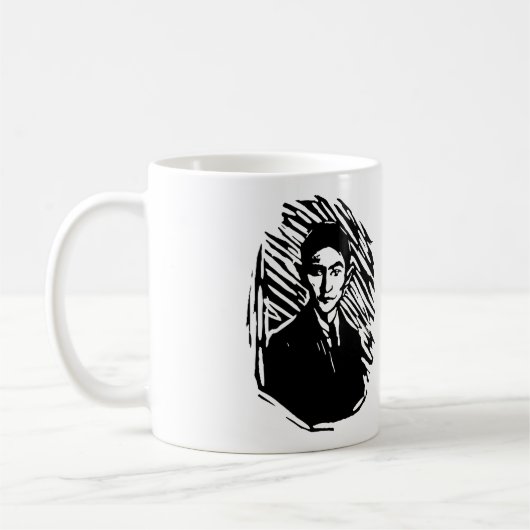 Franz Kafka Portrait Koffiemok (Links)