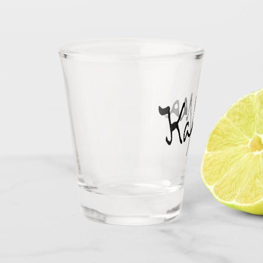 Franz Kafka Shot Glas (Links)