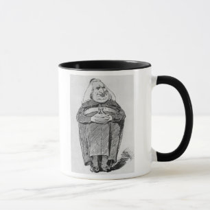 Franz Liszt (1811-86) als abbot, karikatuur uit 'B Mok
