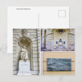 Franz Liszt Beeldhouwwerken Collage Briefkaart (Voorkant / Achterkant)