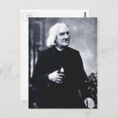 Franz Liszt Briefkaart (Voorkant / Achterkant)