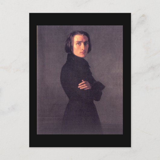 Franz Liszt Briefkaart (Voorkant)