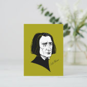 Franz Liszt Briefkaart (Staand voorkant)