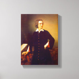 Franz Liszt de M. Barabas Toile emboutie Imprimer