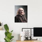 Franz Liszt Poster (Thuiskantoor)