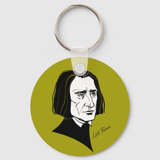 Franz Liszt Sleutelhanger (Voorkant)