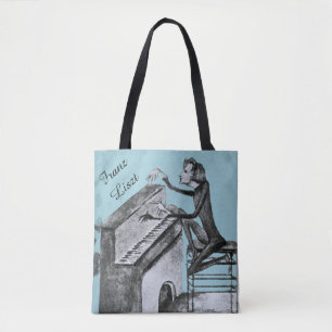 Franz Liszt Unieke schets door Maurice Sand 1837 Draagtas