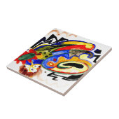 Franz Marc - Abstract patroon 1 Tegeltje (Zijkant)