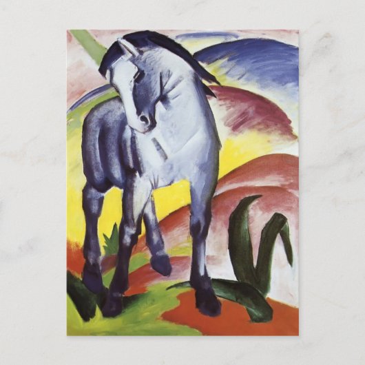 Franz Marc-Blue Horse I Briefkaart (Voorkant)