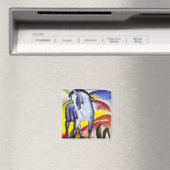 Franz Marc Blue Horse Magnet (In Situ (Lave-vaisselle))