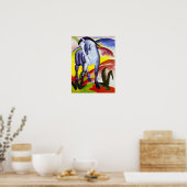 Franz Marc Blue Horse Poster (Keuken)