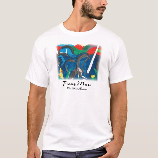 Franz Marc - Blue Horses T-shirt (Voorkant)