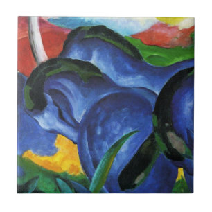 Franz Marc Blue Horses Tile Tegeltje