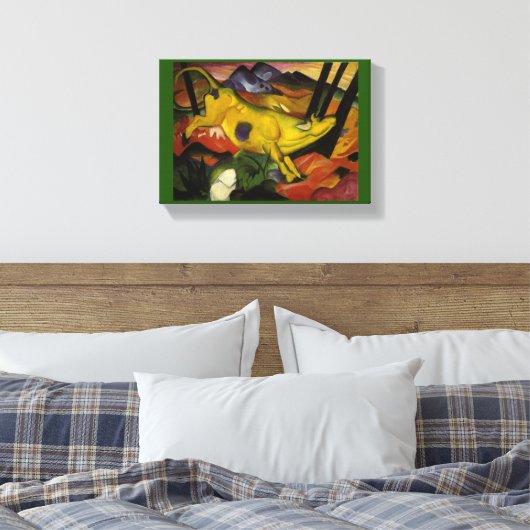  franz Marc De Gele Koe Canvas Afdruk (Insitu (Slaapkamer))
