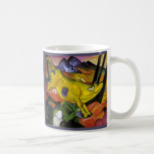 Franz Marc - de Gele Koe - Expressionistisch Art. Koffiemok