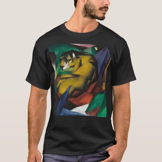 Franz Marc De tijger T-shirt (Voorkant)