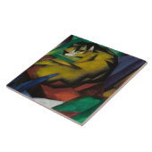 franz Marc de tijger Tegeltje (Zijkant)