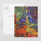 Franz Marc - Deer in Forest Briefkaart (Voorkant / Achterkant)
