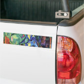Franz Marc - Deer in het bos (II) Bumpersticker (Op Truck)