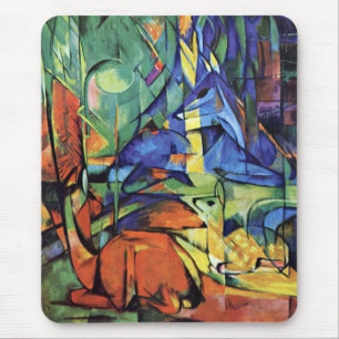 Franz Marc - Deer in het bos (II) Muismat
