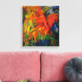 Franz Marc Dieren in een landschap Canvas Afdruk (Insitu (Woonkamer))
