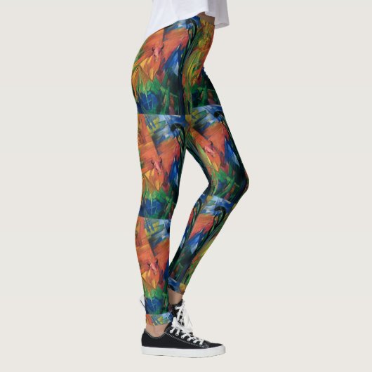 Franz Marc Dieren in een landschap kleurrijke vrou Leggings (Rechts)