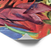 Franz Marc - dierlijk vet Poster (Hoek)