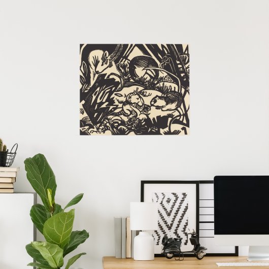 Franz Marc | Dierlijke Legende Tierlegende Poster (Thuiskantoor)