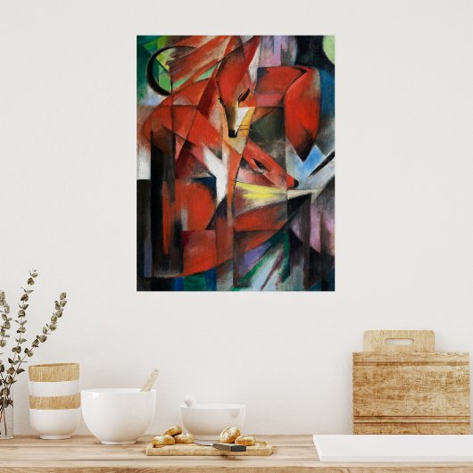 Franz Marc | Foxes (1913) Poster (Keuken)