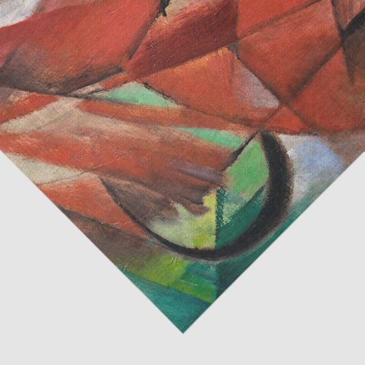 Franz Marc | Foxes (1913) Tissuepapier (Detail)