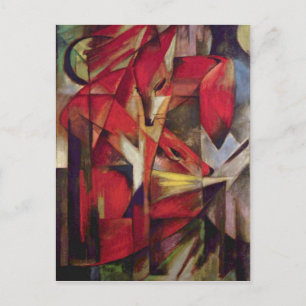Franz Marc - Foxes Briefkaart