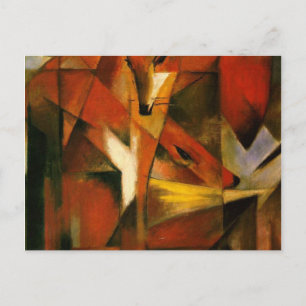 Franz Marc - Foxes Briefkaart